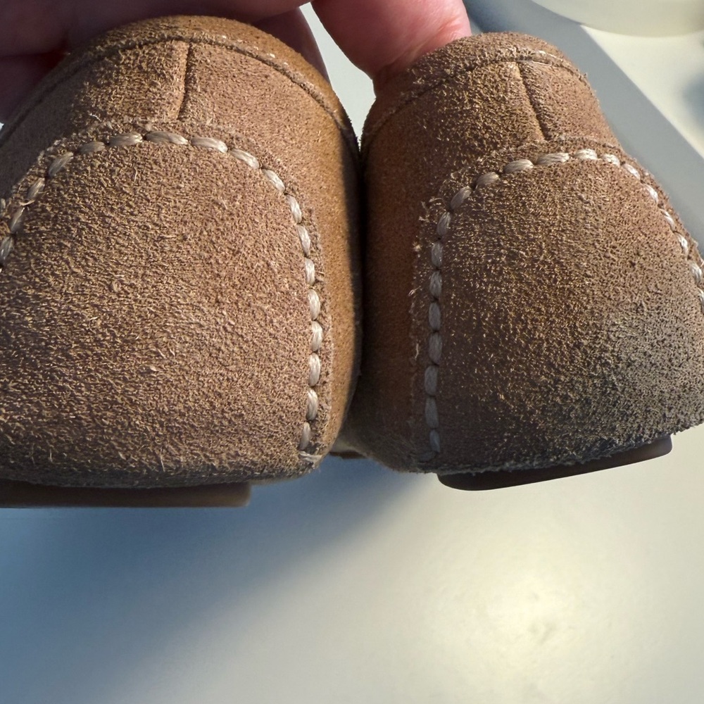 Michael Kors Brown Loafers with Gold Accents - Picture 6 of 6